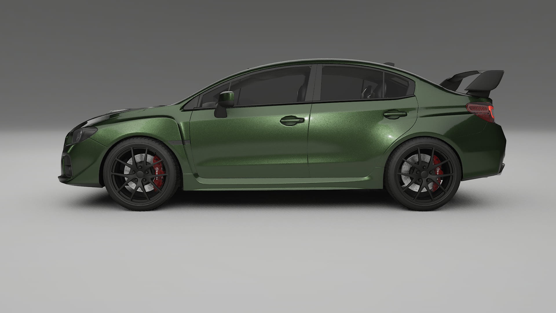 Subaru Impreza WRX Sti VA prefacelift pre-LCI TPU Paint Protection Film | LAGOON Color Change PPF Full Pre-Cut Kit