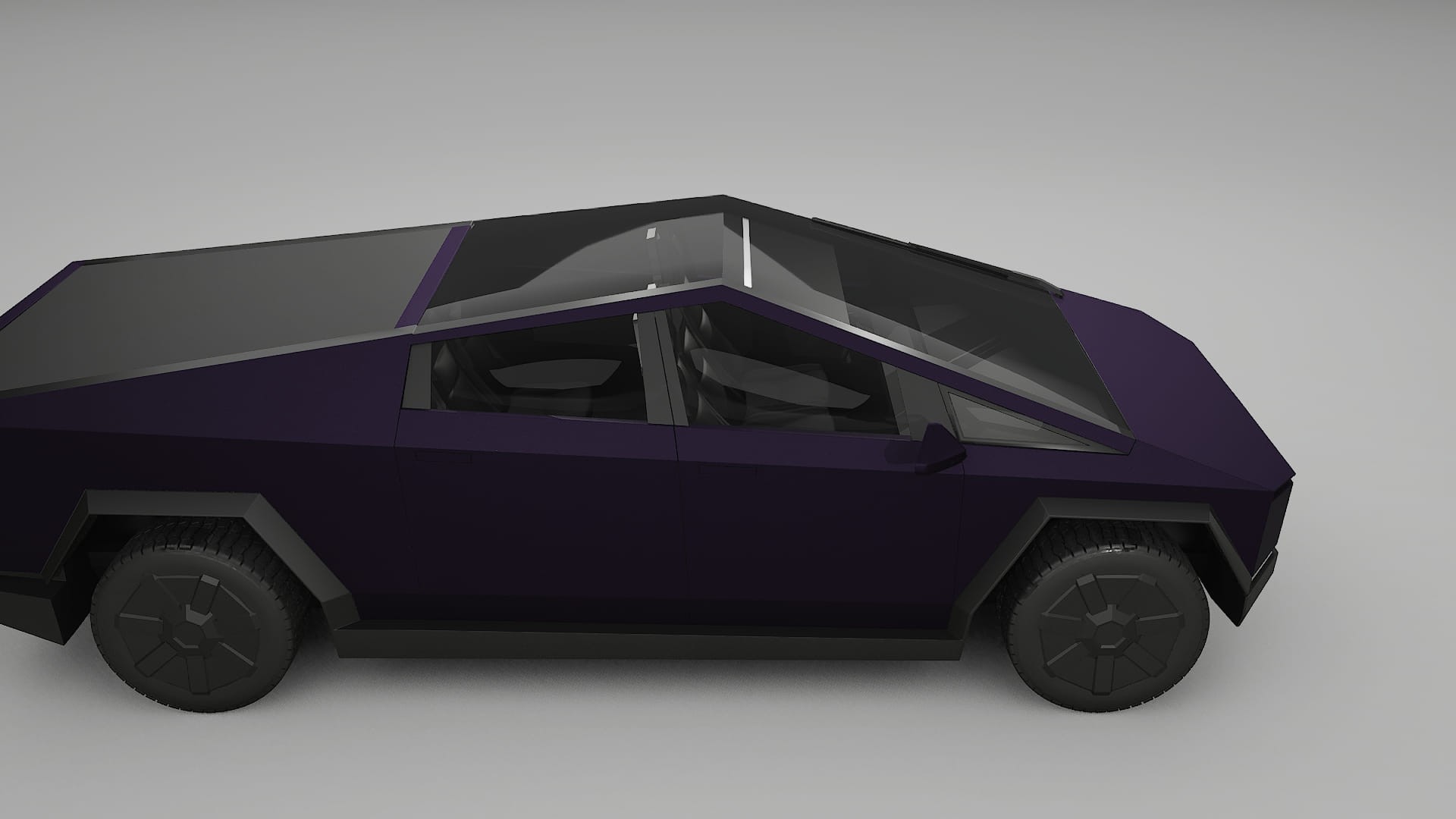 Tesla Cybertruck TPU Paint Protection Film | VIOLET Color Change PPF Full Pre-Cut Kit