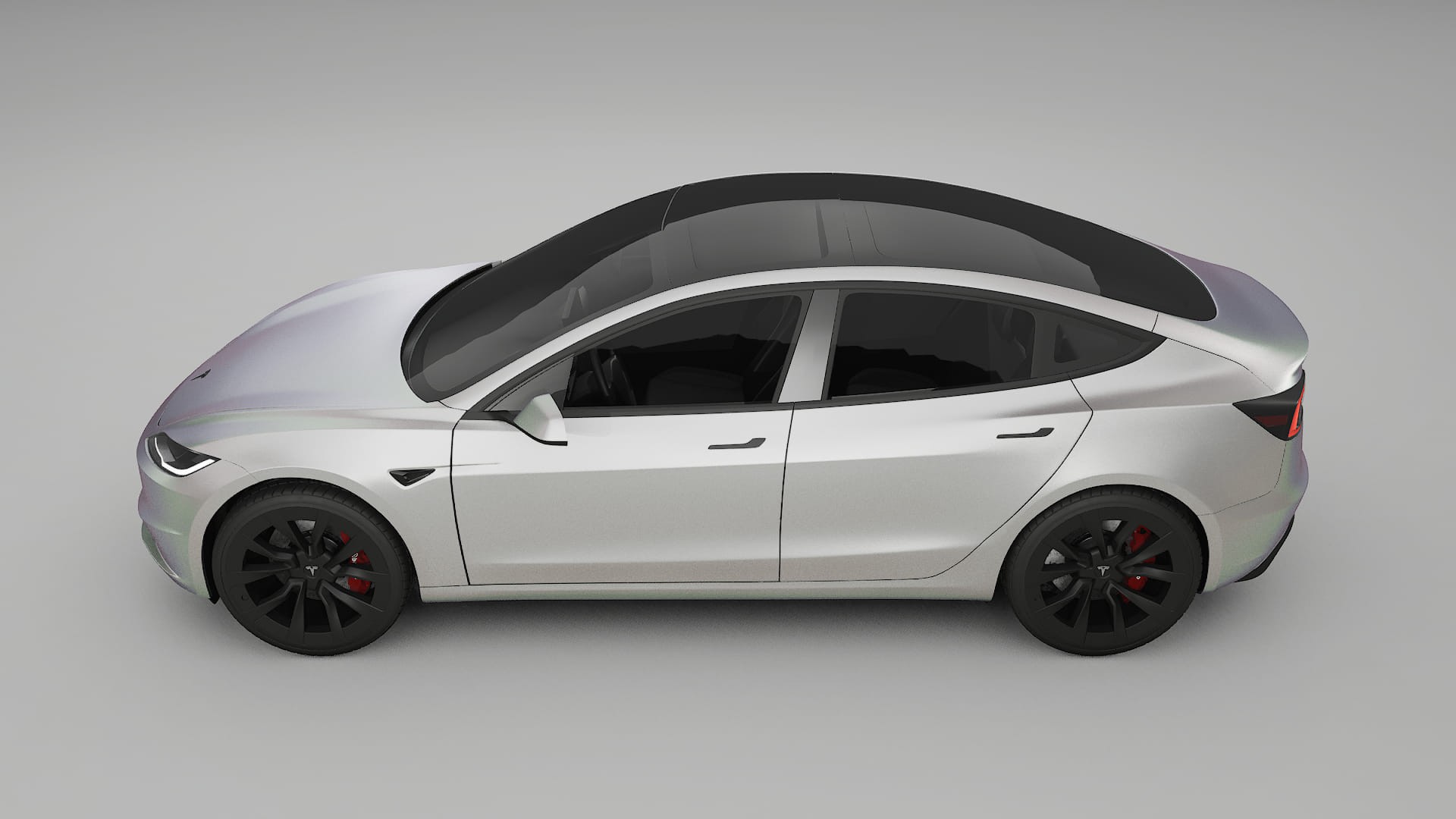 Tesla Model3 Highland TPU Paint Protection Film | NEBULA Color Change PPF Full Pre-Cut Kit