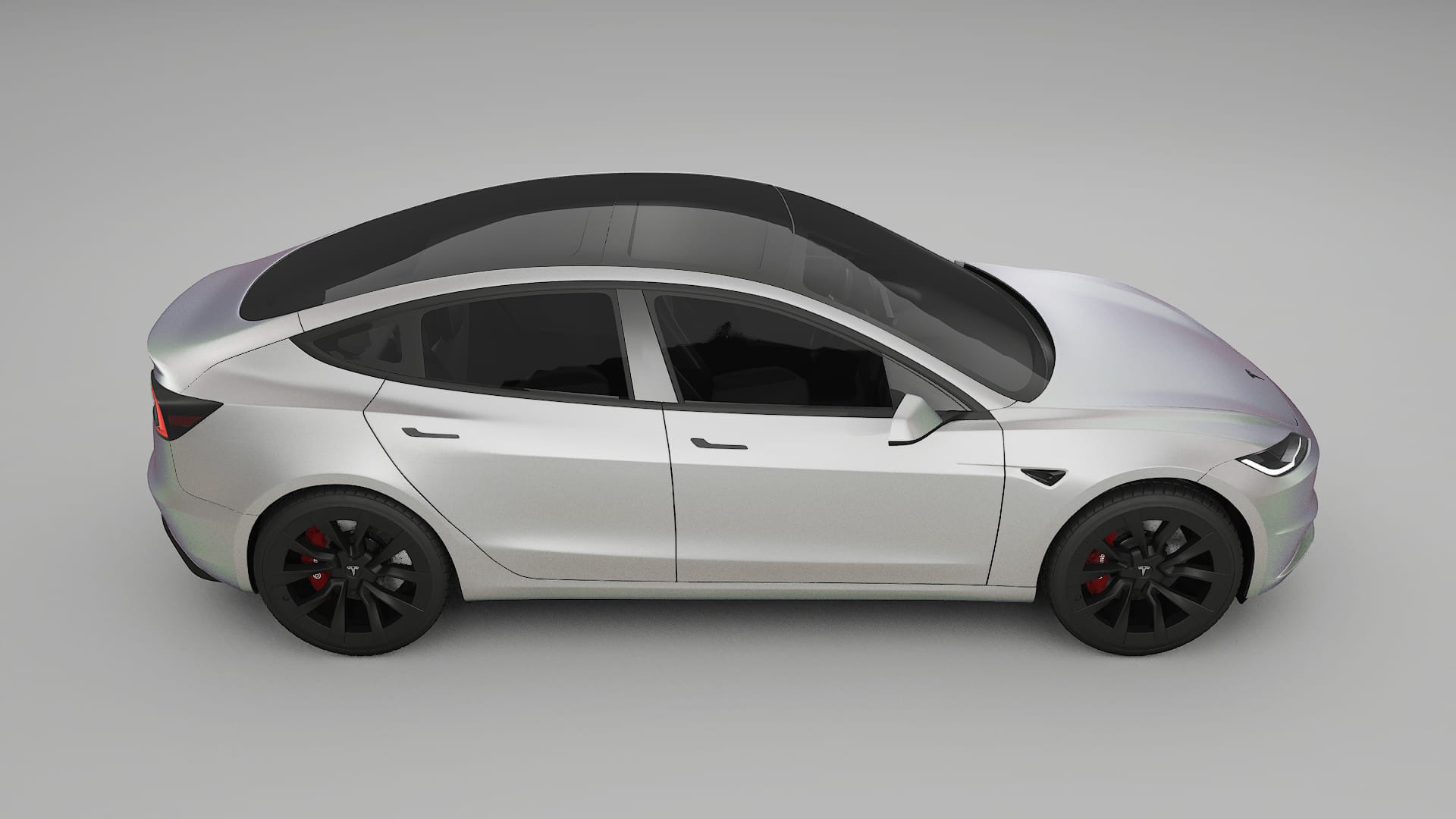 Tesla Model3 Highland TPU Paint Protection Film | NEBULA Color Change PPF Full Pre-Cut Kit