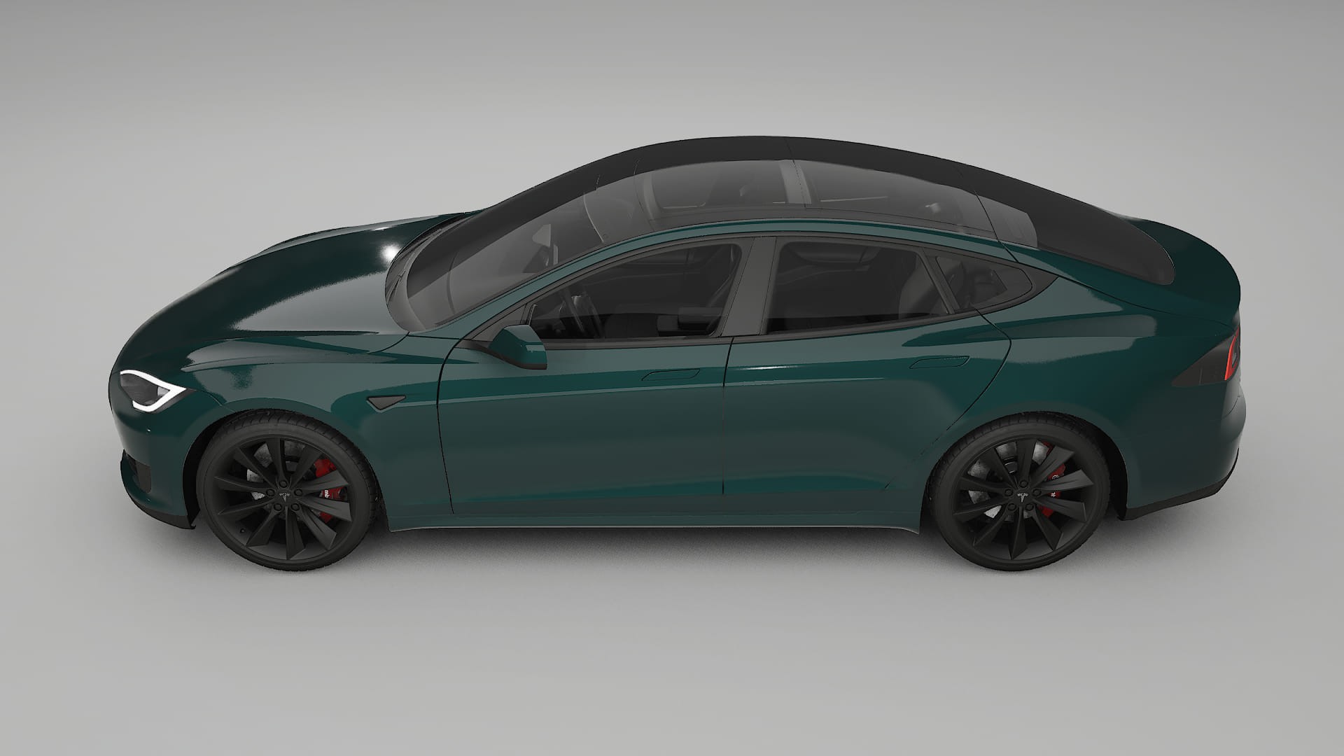 Tesla Model-S TPU Paint Protection Film | INFERNO Color Change PPF Full Pre-Cut Kit