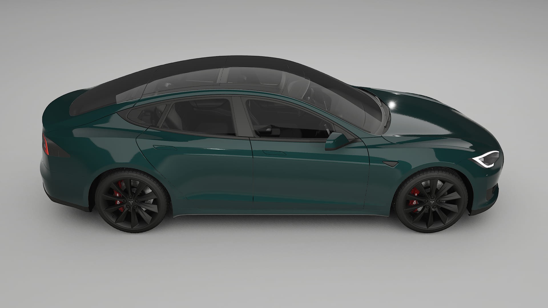 Tesla Model-S TPU Paint Protection Film | INFERNO Color Change PPF Full Pre-Cut Kit