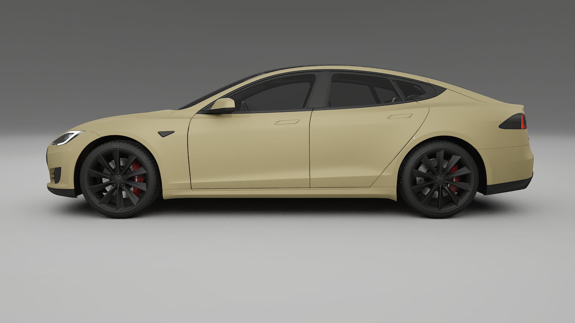 Tesla Model-S TPU Paint Protection Film | SAND Color Change PPF Full Pre-Cut Kit