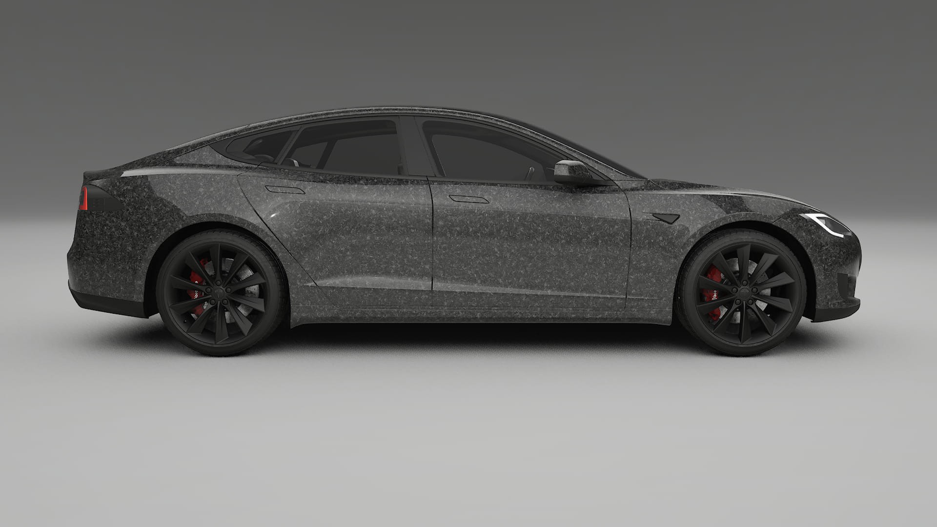 Tesla Model-S TPU Paint Protection Film | FORGED S Color Change PPF Full Pre-Cut Kit