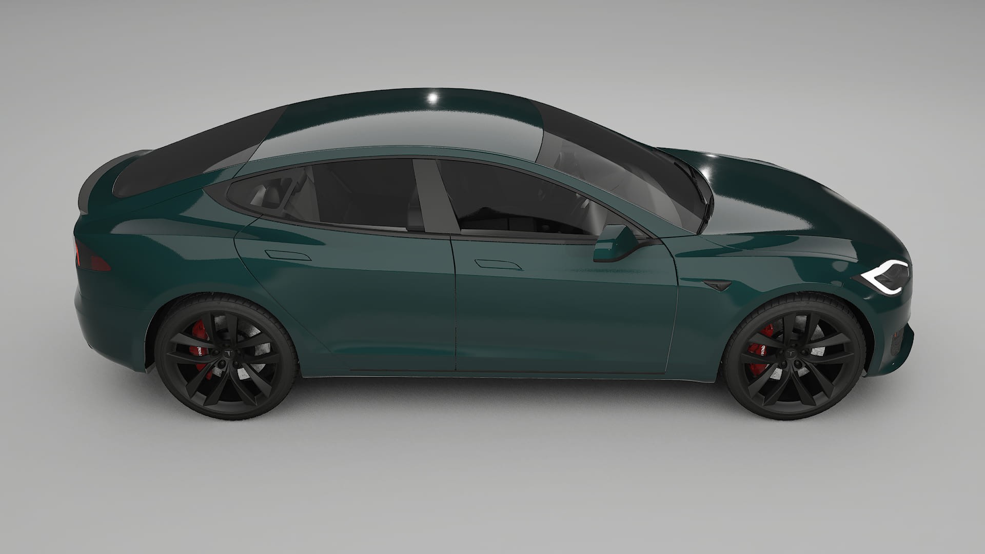 Tesla Model-S Refresh TPU Paint Protection Film | INFERNO Color Change PPF Full Pre-Cut Kit