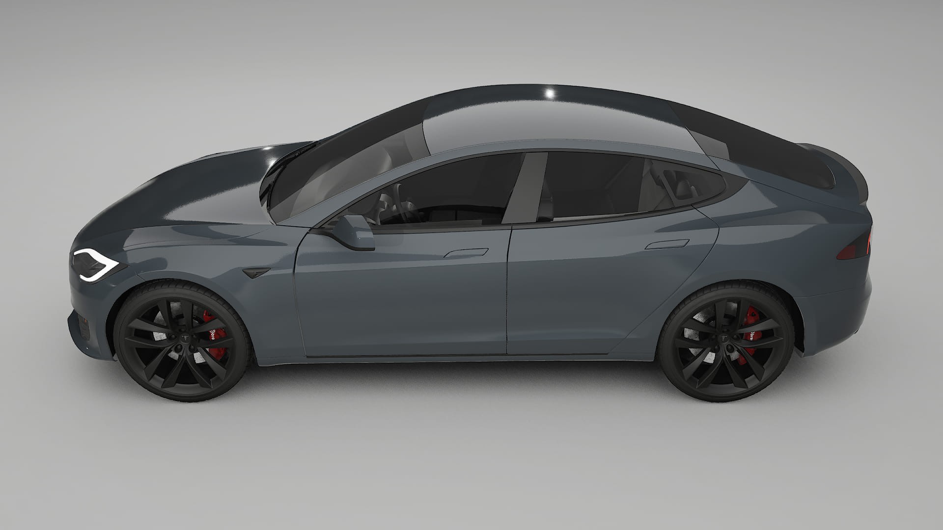 Tesla Model-S Refresh TPU Paint Protection Film | GRANITE Color Change PPF Full Pre-Cut Kit