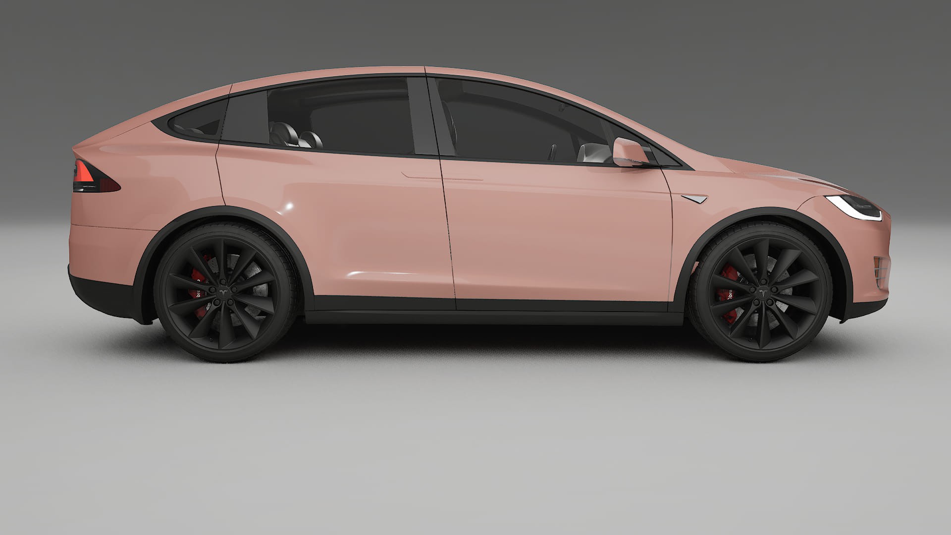 Tesla Model-X TPU Paint Protection Film | BLUSH Color Change PPF Full Pre-Cut Kit