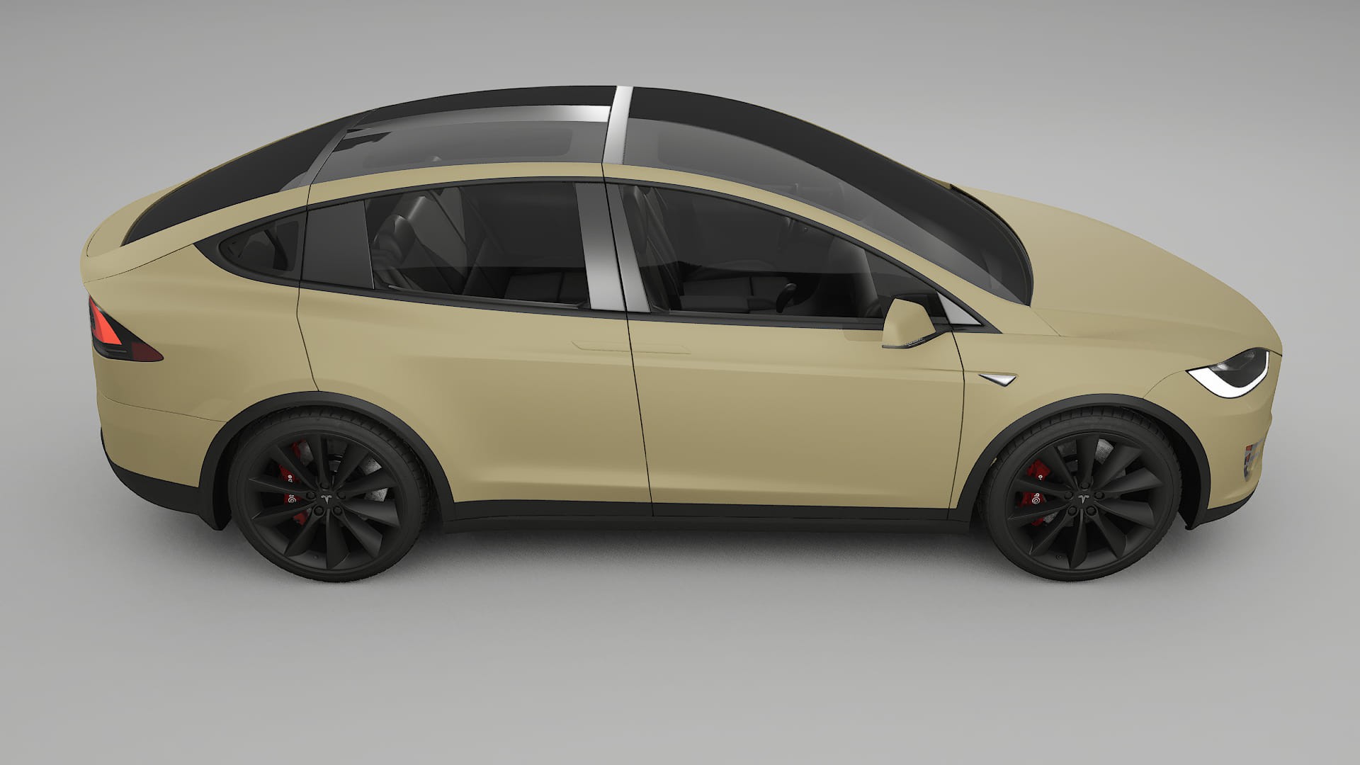 Tesla Model-X TPU Paint Protection Film | SAND Color Change PPF Full Pre-Cut Kit