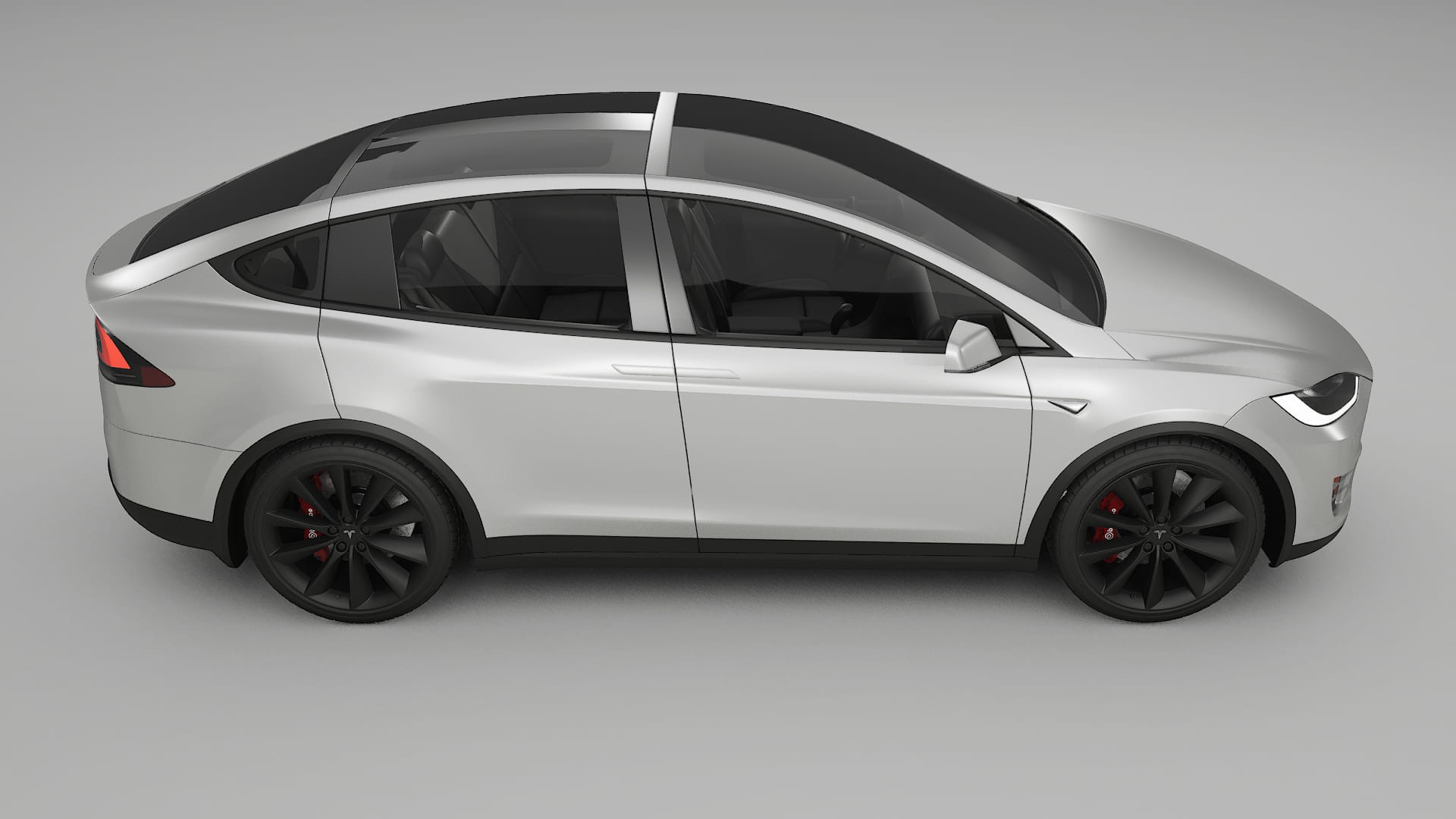 Tesla Model-X TPU Paint Protection Film | OPAL Color Change PPF Full Pre-Cut Kit