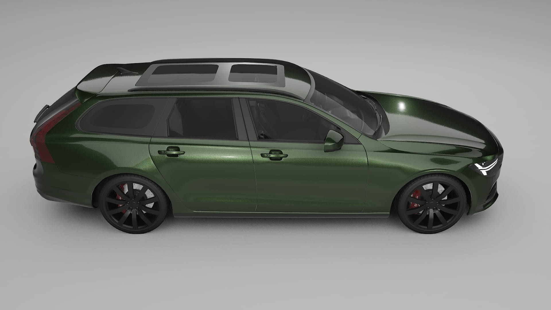 Volvo V90 P5 TPU Paint Protection Film | LAGOON Color Change PPF Full Pre-Cut Kit