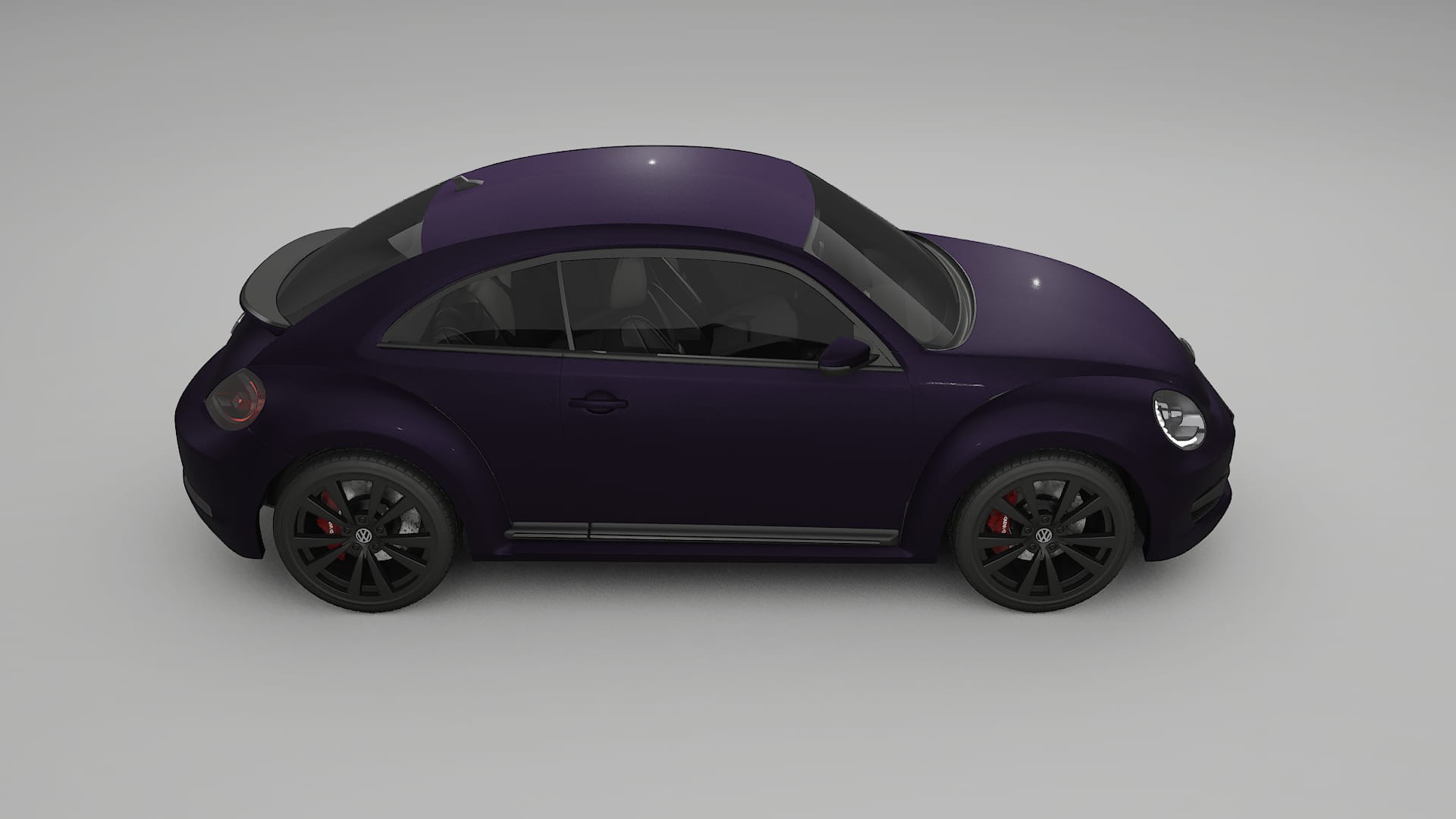 VW Beetle A5 prefacelift pre-LCI TPU Paint Protection Film | VIOLET Color Change PPF Full Pre-Cut Kit