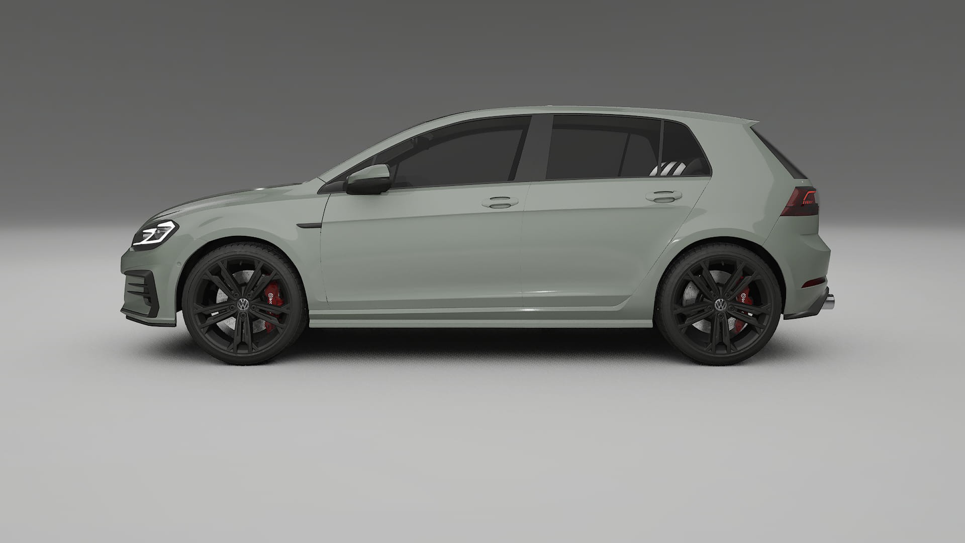 VW Golf Mk7 TPU Paint Protection Film | SLATE Color Change PPF Full Pre-Cut Kit