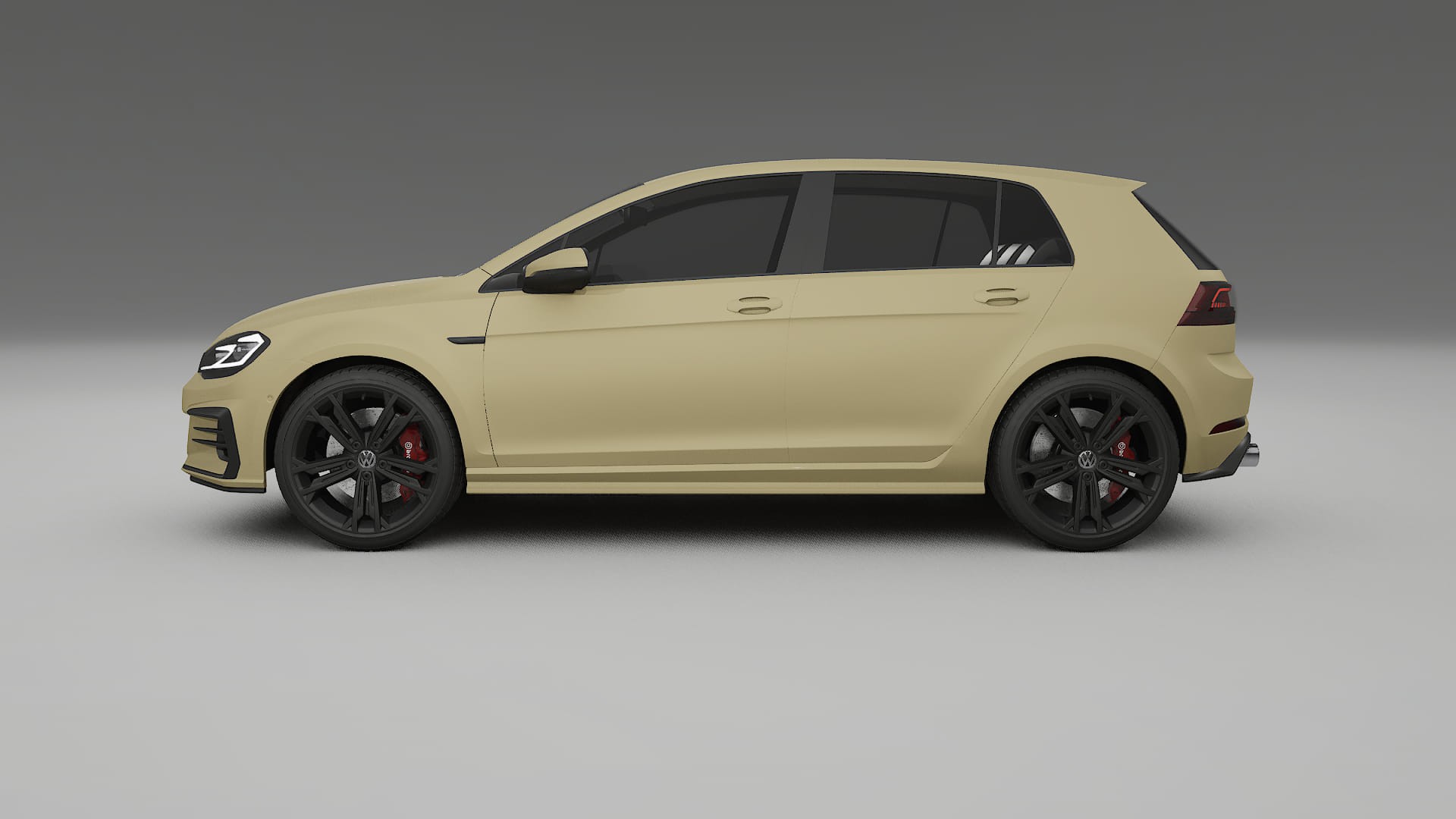 VW Golf Mk7 TPU Paint Protection Film | SAND Color Change PPF Full Pre-Cut Kit