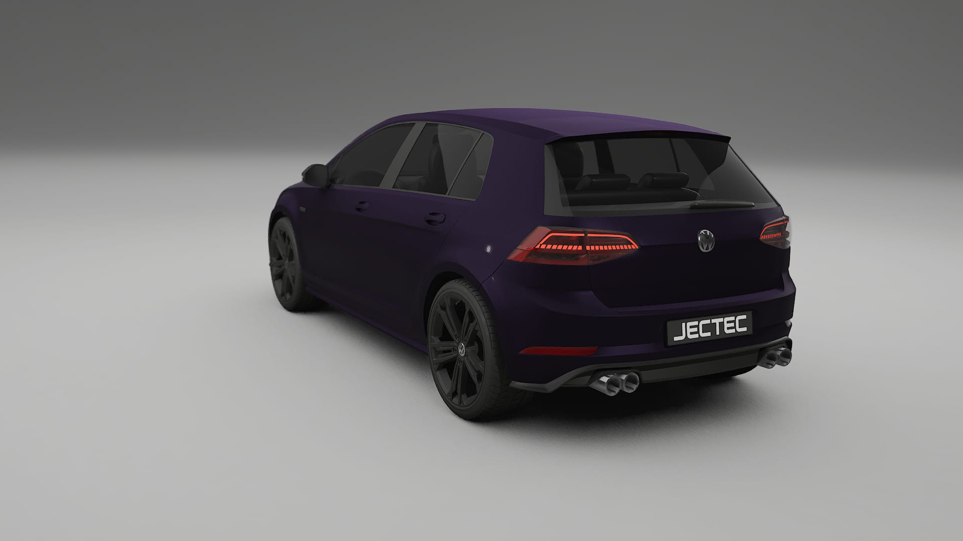VW Golf Mk7 TPU Paint Protection Film | VIOLET Color Change PPF Full Pre-Cut Kit