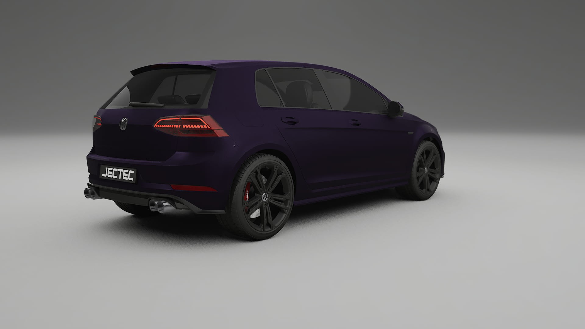 VW Golf Mk7 TPU Paint Protection Film | VIOLET Color Change PPF Full Pre-Cut Kit