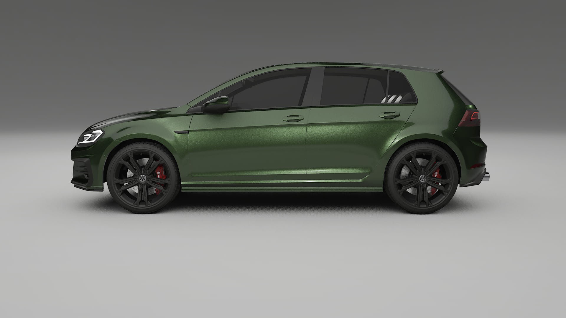 VW Golf Mk7 TPU Paint Protection Film | LAGOON Color Change PPF Full Pre-Cut Kit