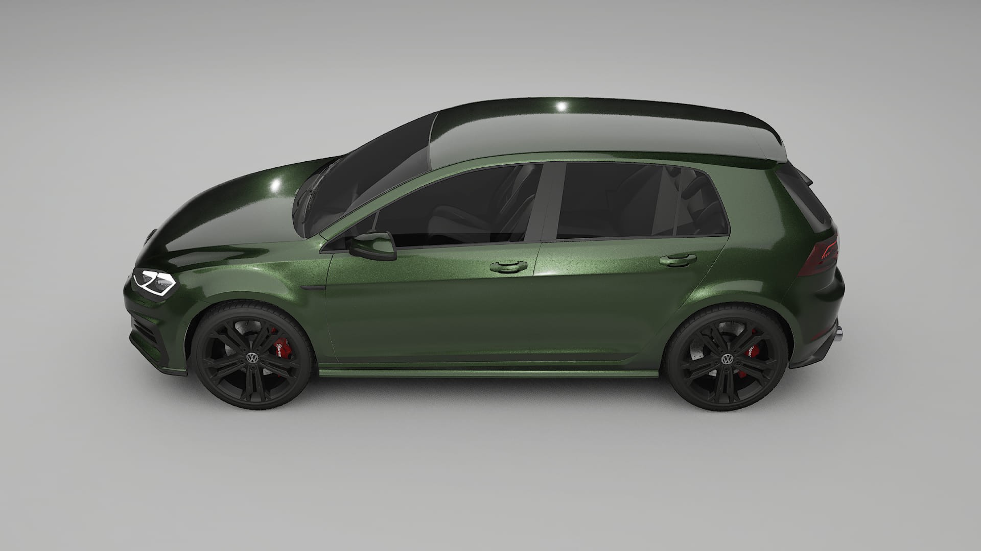 VW Golf Mk7 TPU Paint Protection Film | LAGOON Color Change PPF Full Pre-Cut Kit