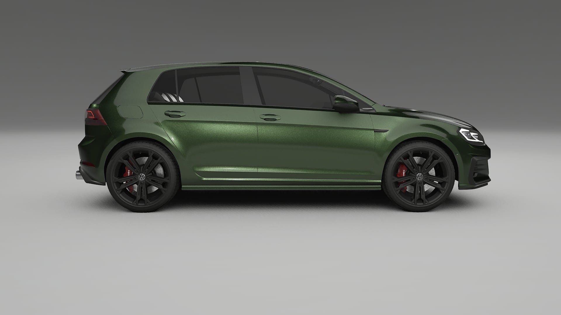 VW Golf Mk7 TPU Paint Protection Film | LAGOON Color Change PPF Full Pre-Cut Kit