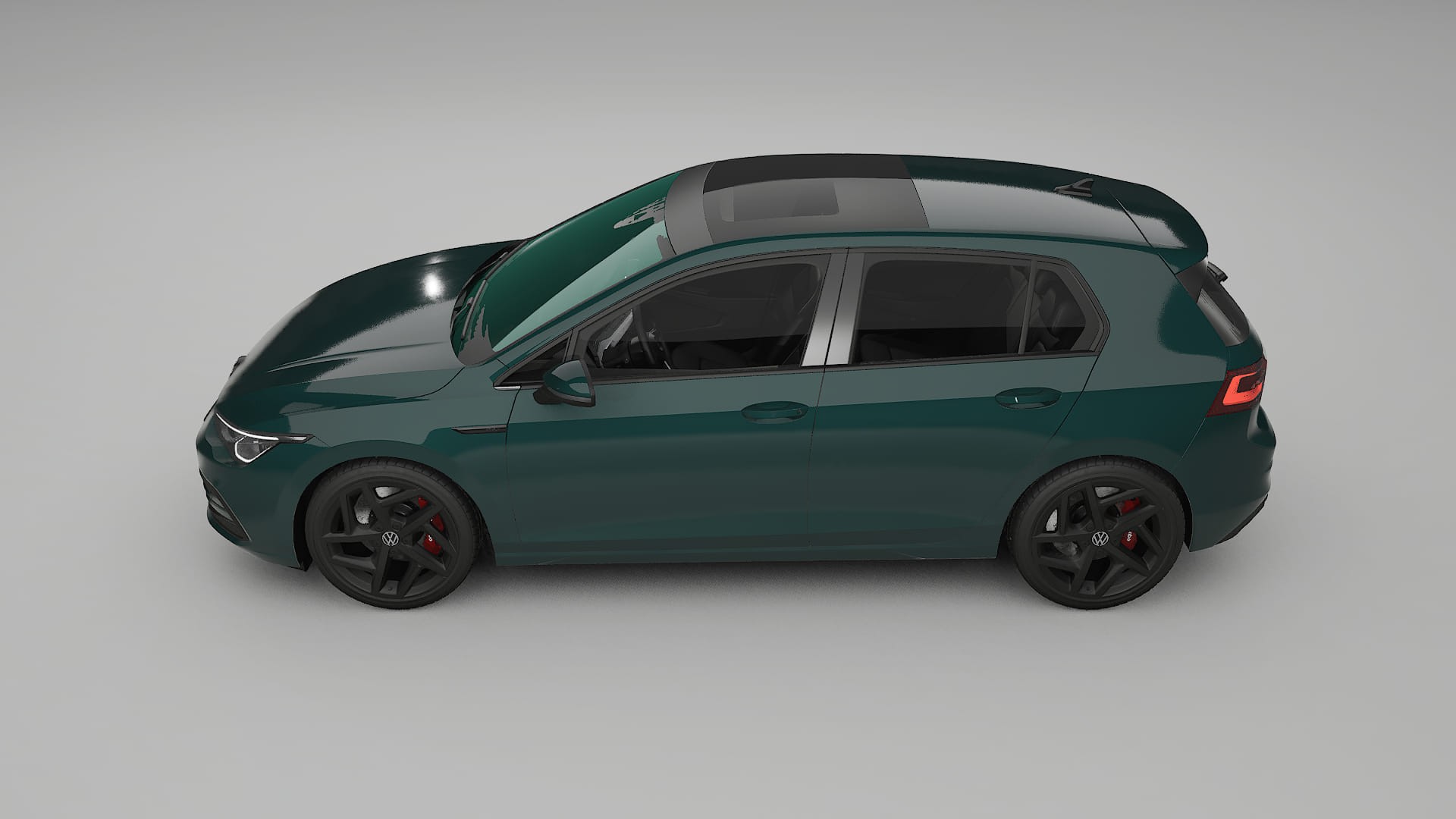 VW Golf Mk8 TPU Paint Protection Film | INFERNO Color Change PPF Full Pre-Cut Kit