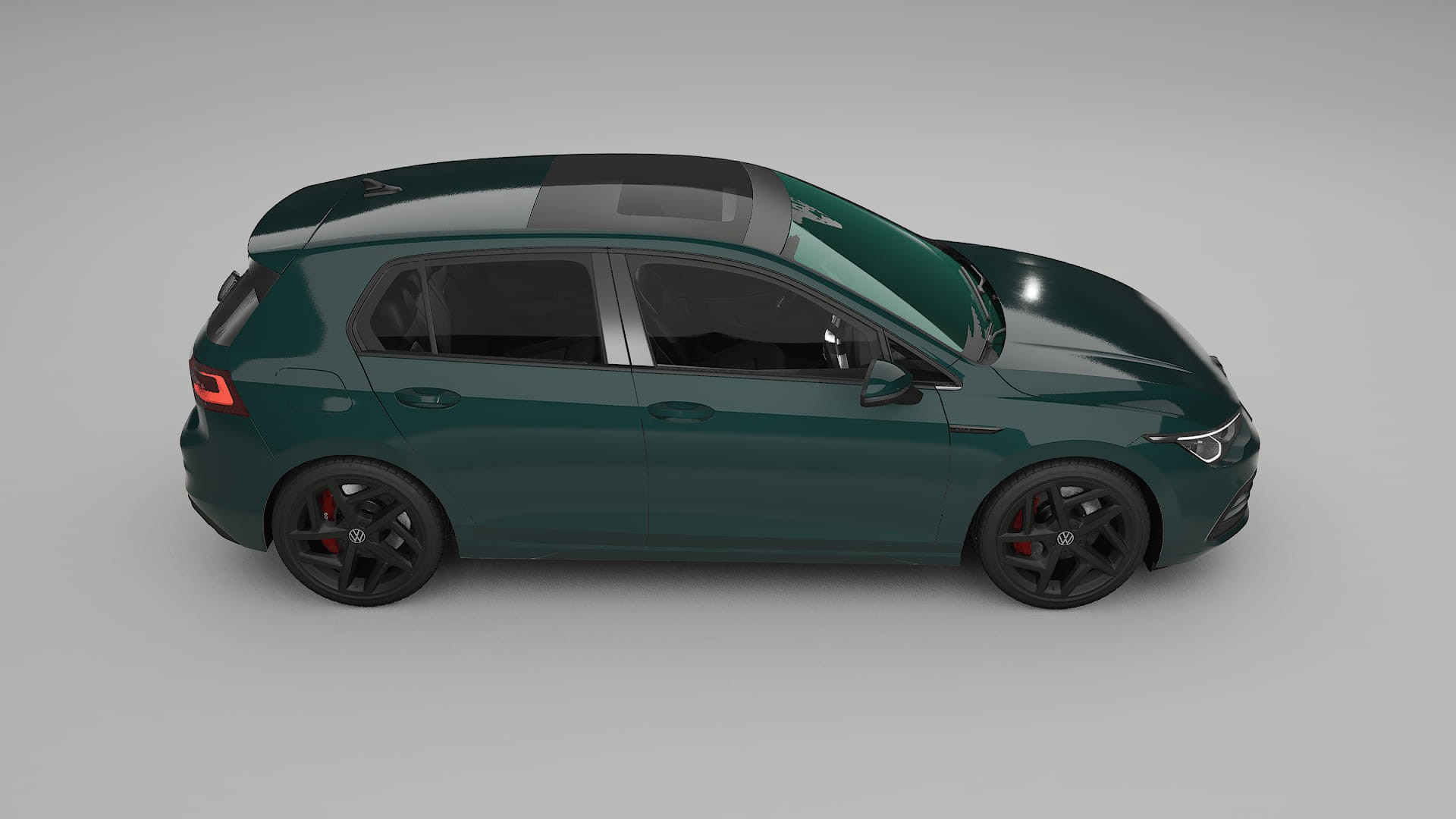 VW Golf Mk8 TPU Paint Protection Film | INFERNO Color Change PPF Full Pre-Cut Kit