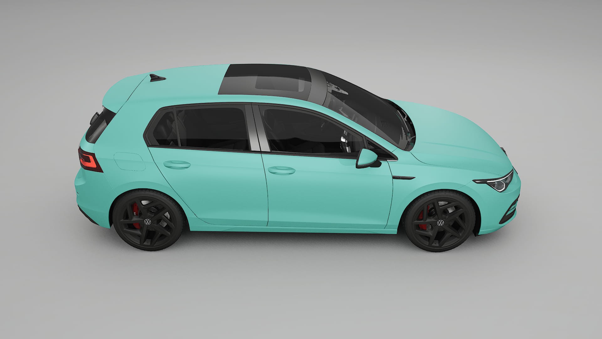 VW Golf Mk8 TPU Paint Protection Film | FROST Color Change PPF Full Pre-Cut Kit