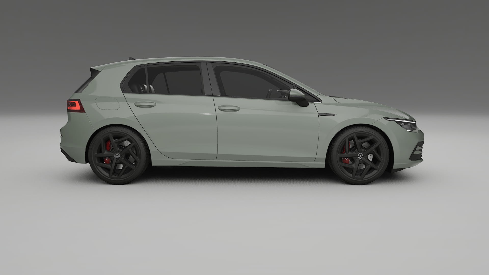 VW Golf Mk8 TPU Paint Protection Film | SLATE Color Change PPF Full Pre-Cut Kit