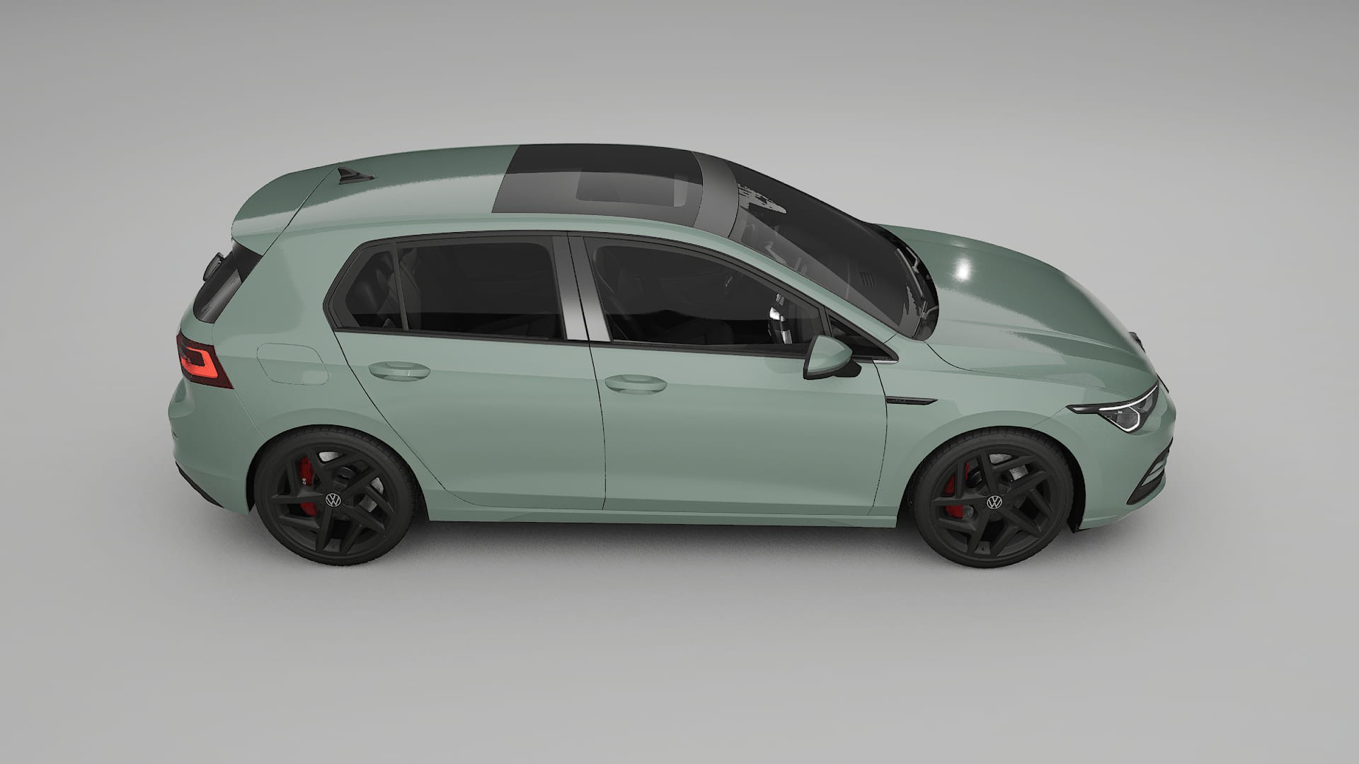 VW Golf Mk8 TPU Paint Protection Film | CINDER Color Change PPF Full Pre-Cut Kit