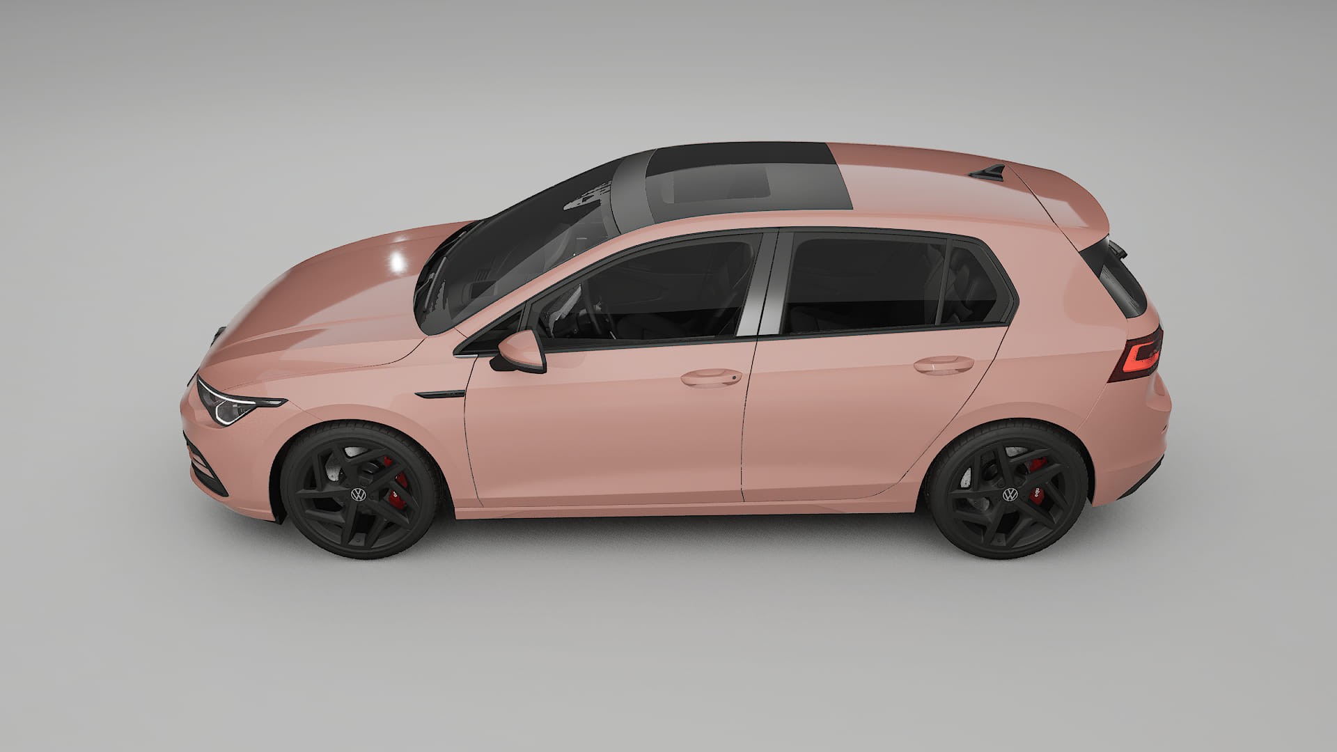 VW Golf Mk8 TPU Paint Protection Film | BLUSH Color Change PPF Full Pre-Cut Kit