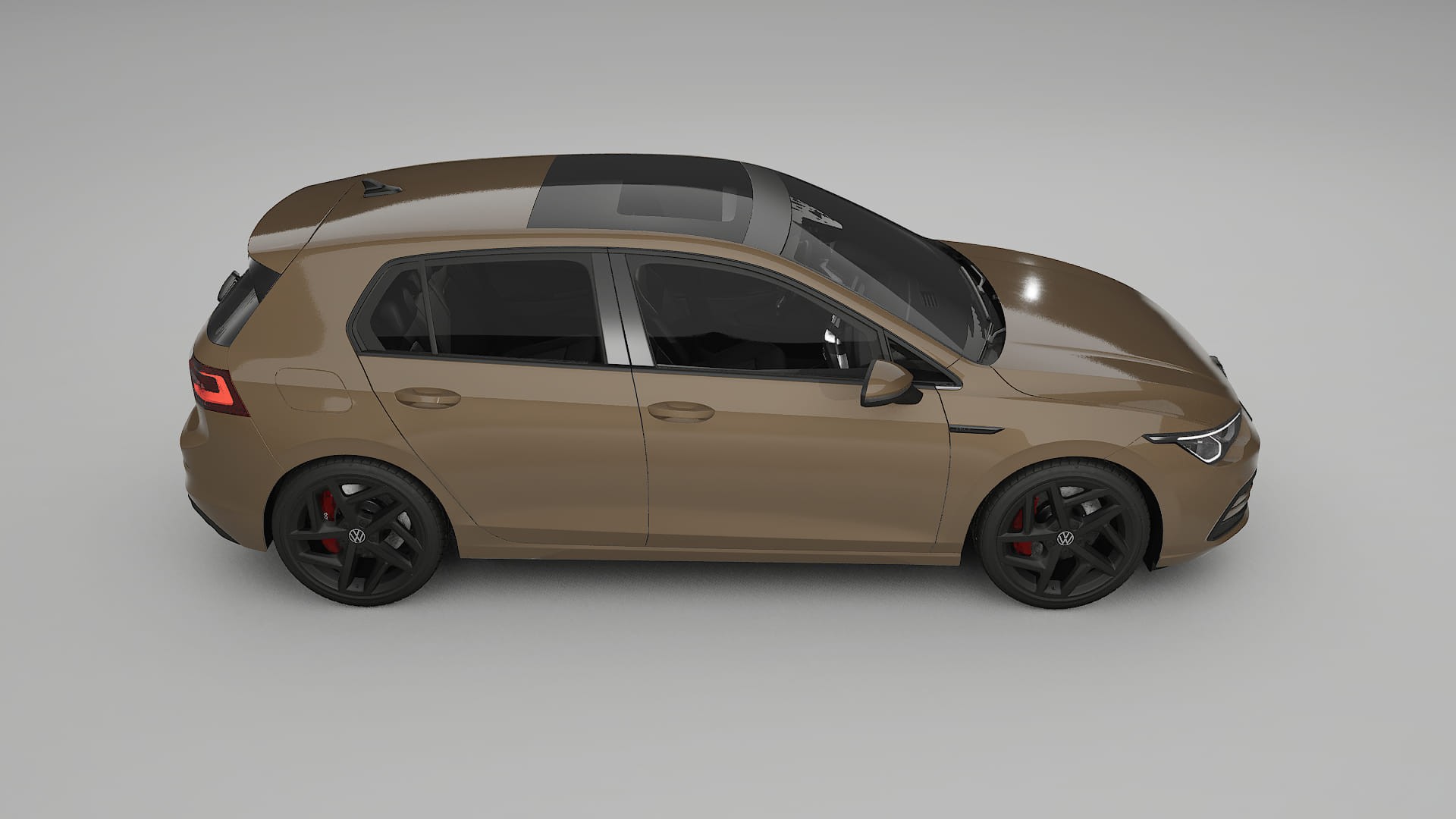 VW Golf Mk8 TPU Paint Protection Film | SAHARA Color Change PPF Full Pre-Cut Kit