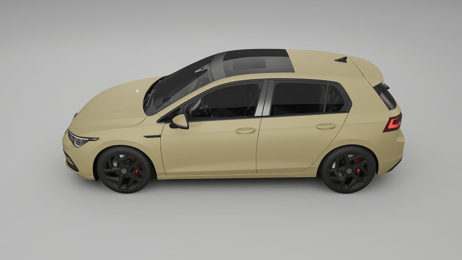 VW Golf Mk8 TPU Paint Protection Film | SAND Color Change PPF Full Pre-Cut Kit