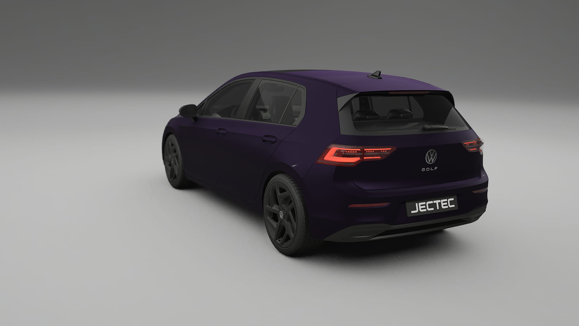 VW Golf Mk8 TPU Paint Protection Film | VIOLET Color Change PPF Full Pre-Cut Kit
