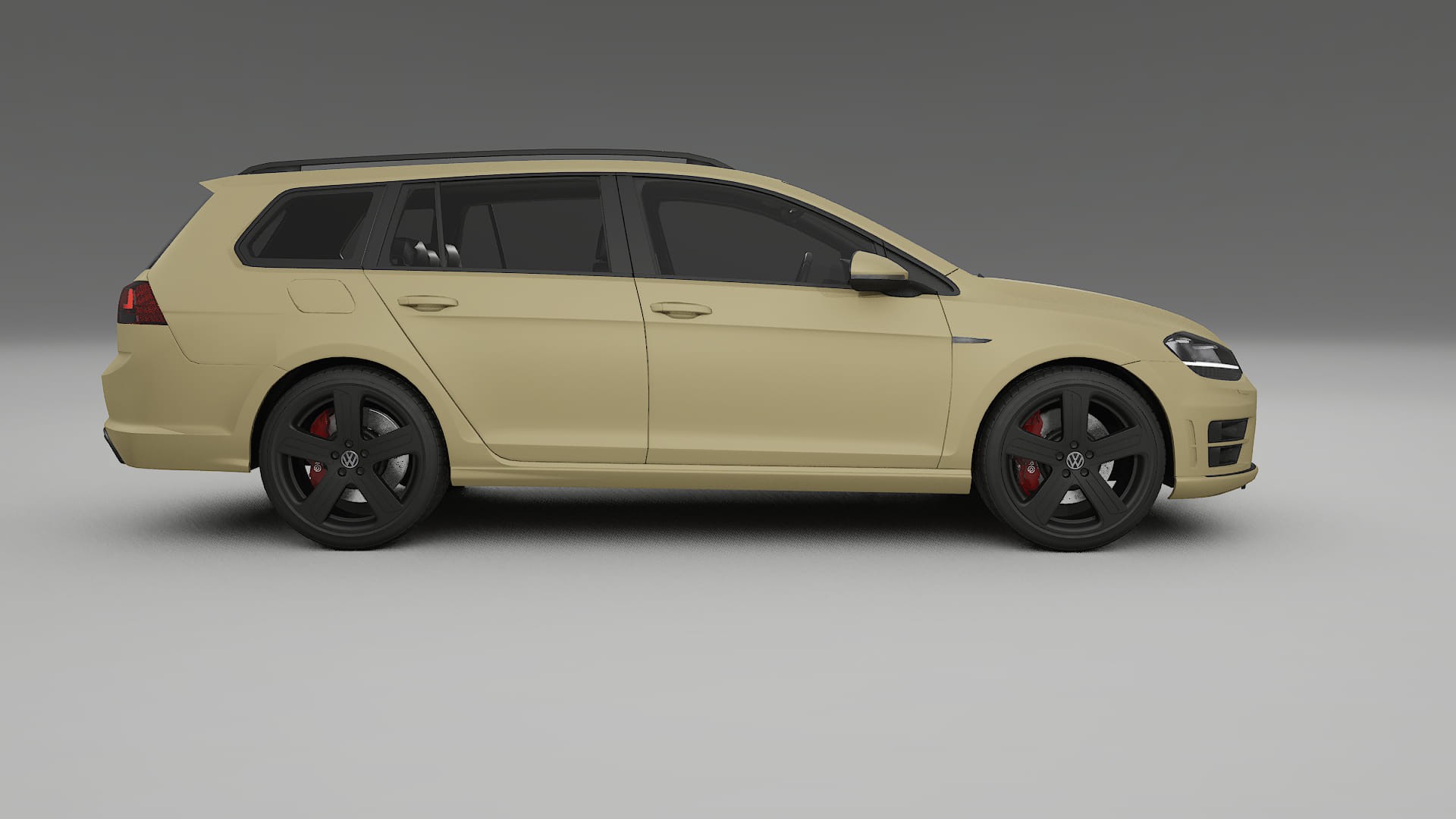 VW Golf Variant Mk7 TPU Paint Protection Film | SAND Color Change PPF Full Pre-Cut Kit