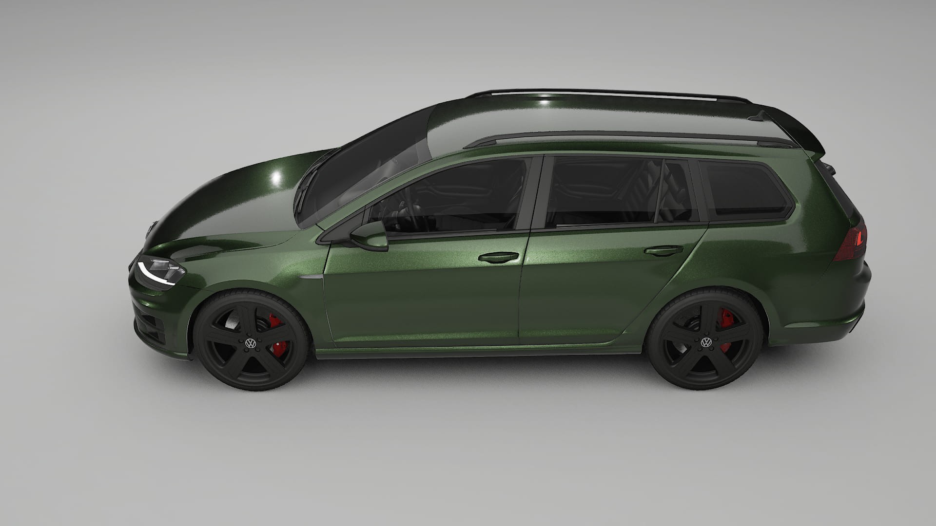 VW Golf Variant Mk7 TPU Paint Protection Film | LAGOON Color Change PPF Full Pre-Cut Kit