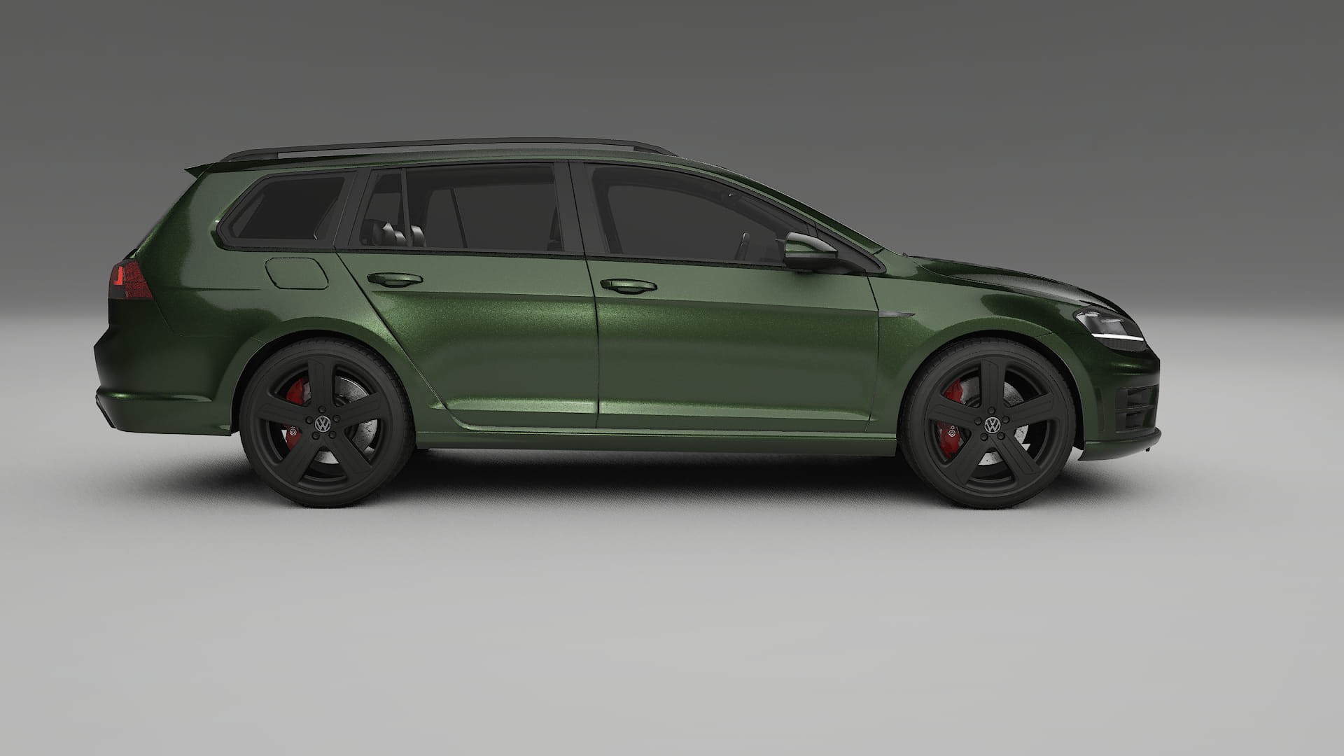 VW Golf Variant Mk7 TPU Paint Protection Film | LAGOON Color Change PPF Full Pre-Cut Kit