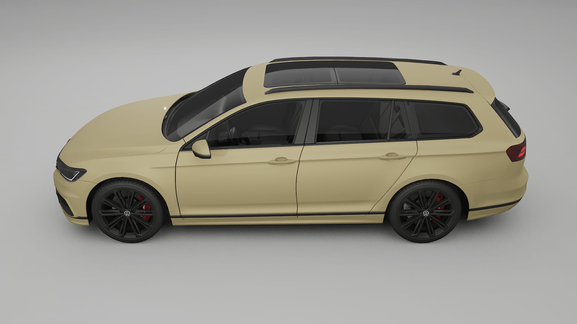 VW Passat Variant-R B8 TPU Paint Protection Film | SAND Color Change PPF Full Pre-Cut Kit