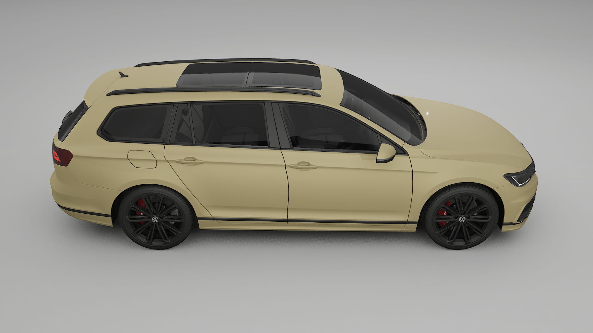 VW Passat Variant-R B8 TPU Paint Protection Film | SAND Color Change PPF Full Pre-Cut Kit