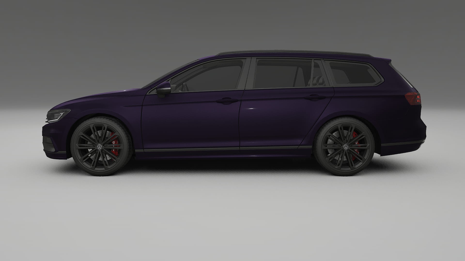 VW Passat Variant-R B8 TPU Paint Protection Film | VIOLET Color Change PPF Full Pre-Cut Kit