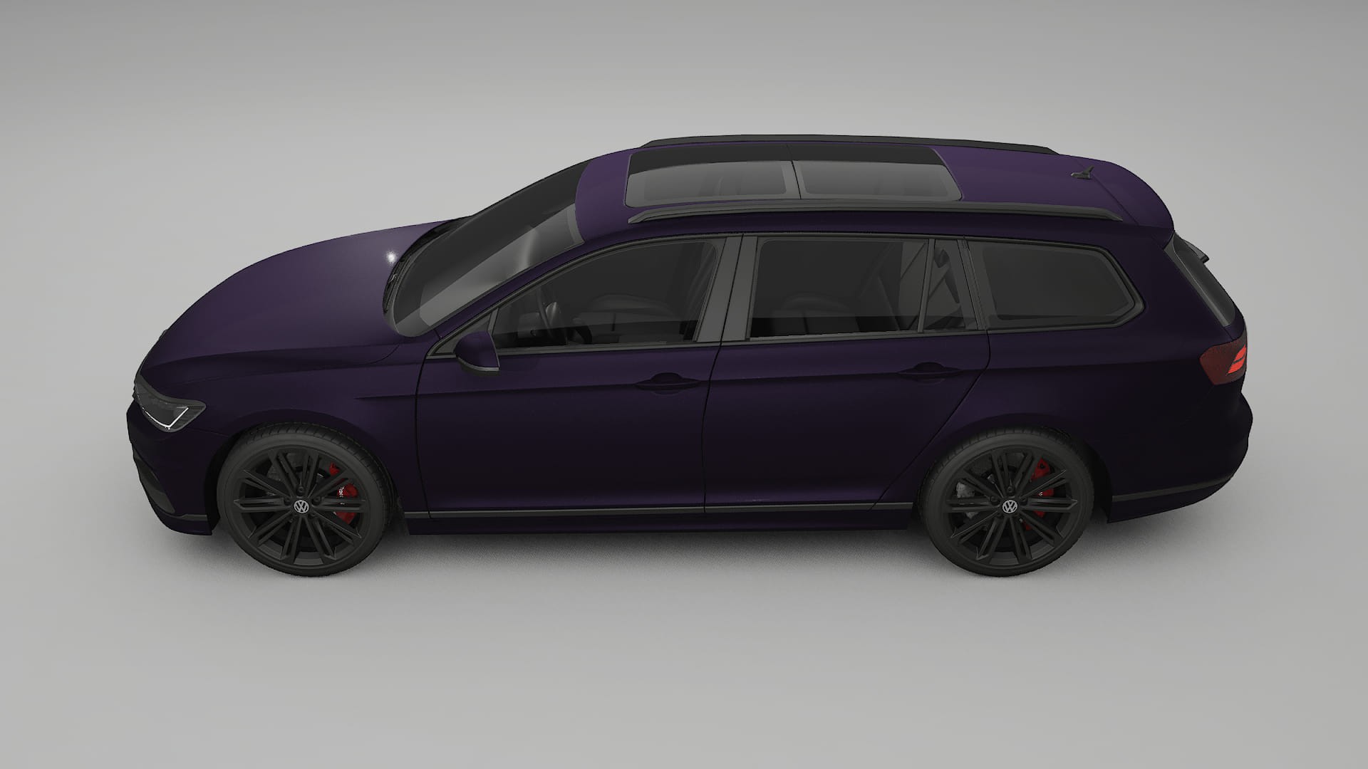 VW Passat Variant-R B8 TPU Paint Protection Film | VIOLET Color Change PPF Full Pre-Cut Kit