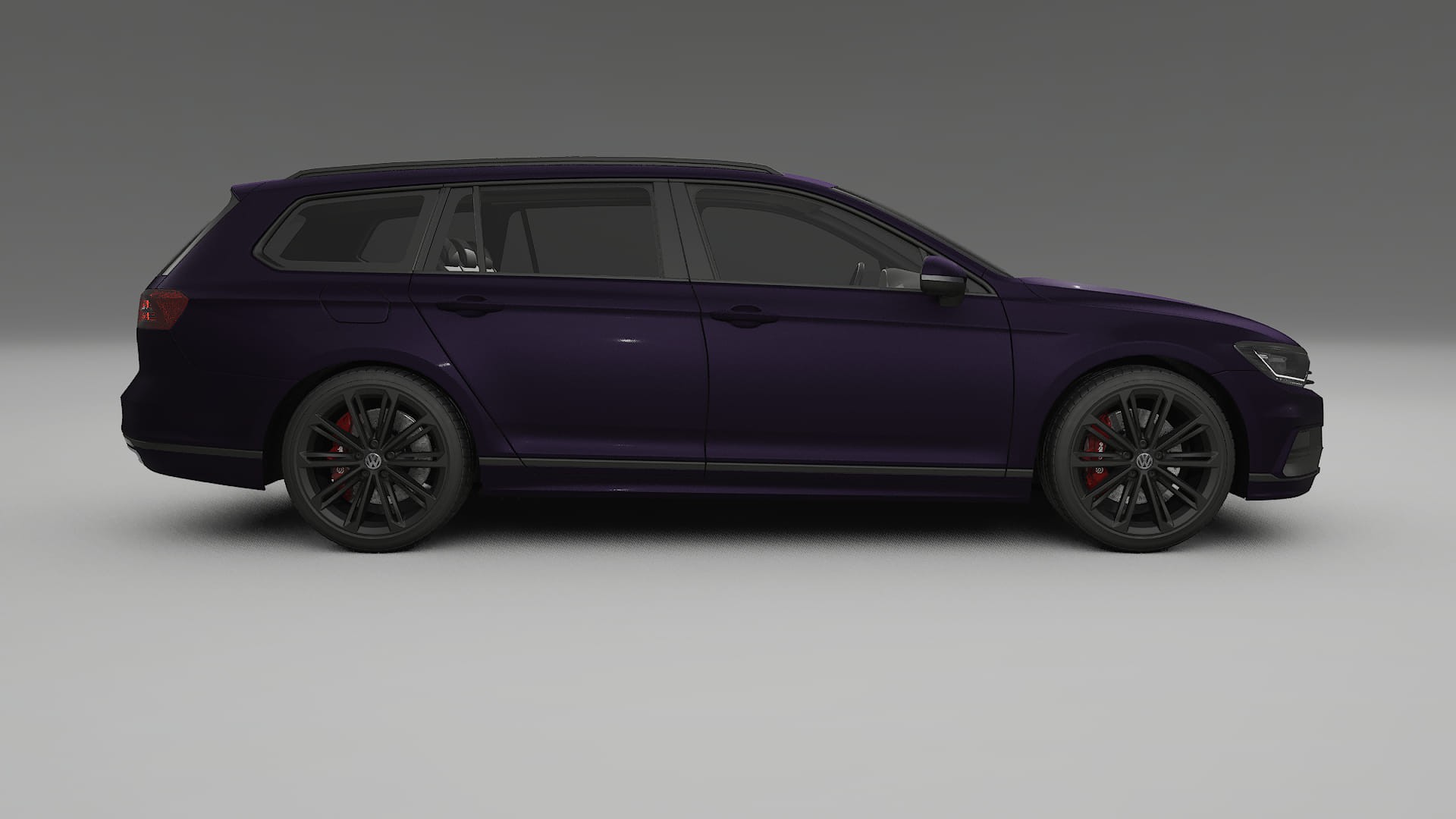 VW Passat Variant-R B8 TPU Paint Protection Film | VIOLET Color Change PPF Full Pre-Cut Kit