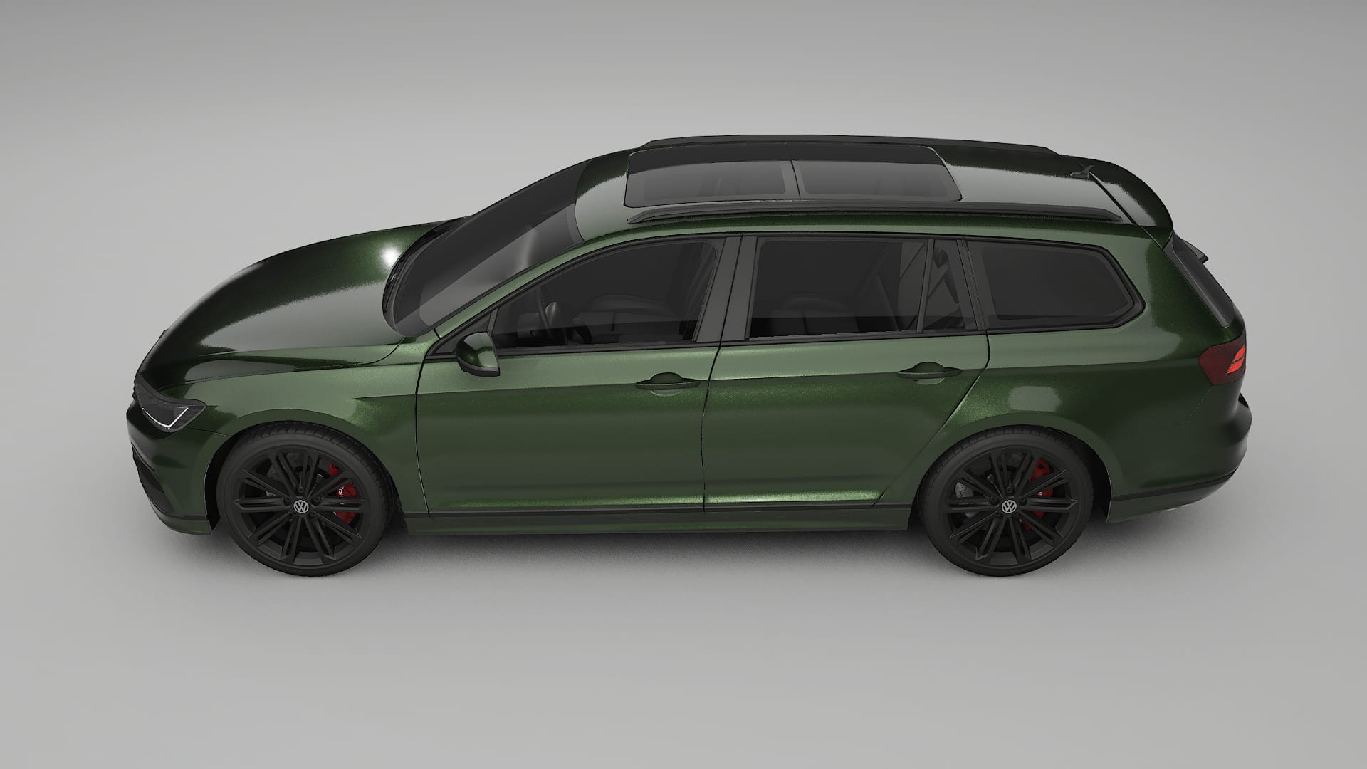 VW Passat Variant-R B8 TPU Paint Protection Film | LAGOON Color Change PPF Full Pre-Cut Kit