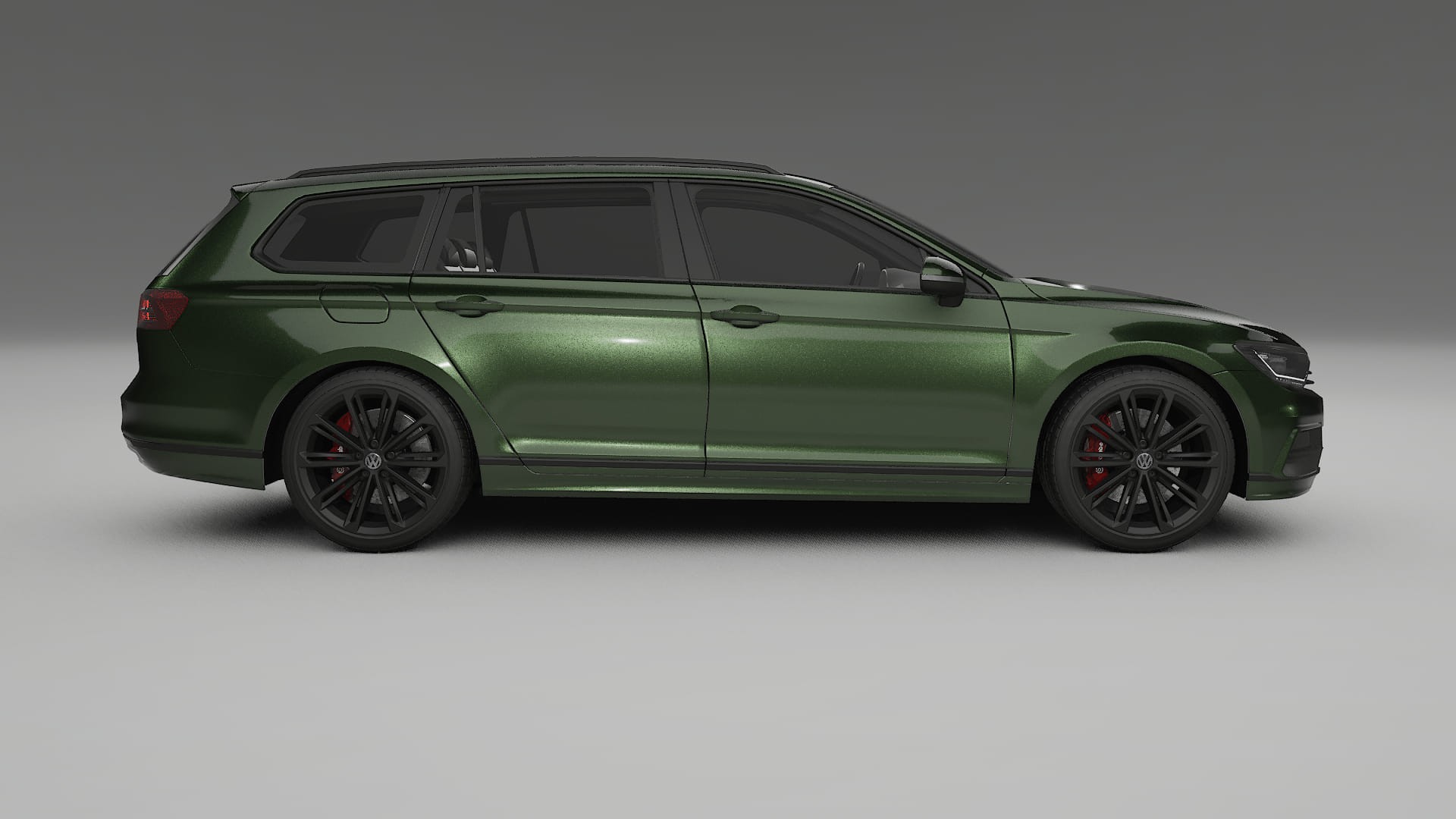 VW Passat Variant-R B8 TPU Paint Protection Film | LAGOON Color Change PPF Full Pre-Cut Kit