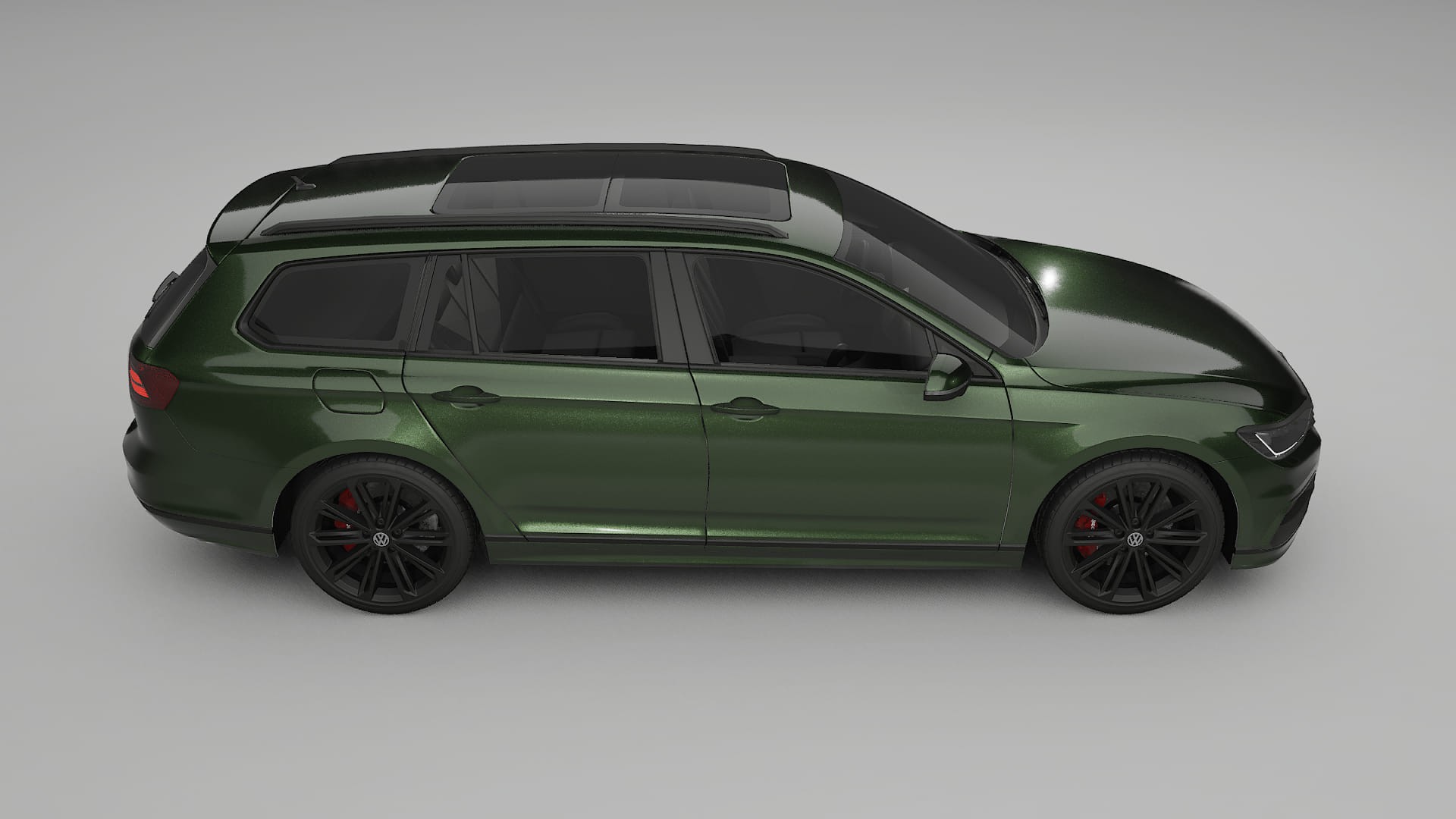 VW Passat Variant-R B8 TPU Paint Protection Film | LAGOON Color Change PPF Full Pre-Cut Kit