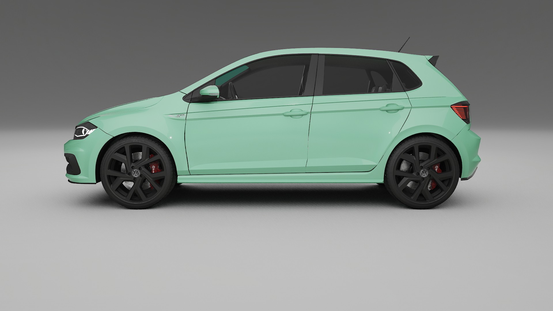 VW Polo GTI VI TPU Paint Protection Film | DUSTY Color Change PPF Full Pre-Cut Kit