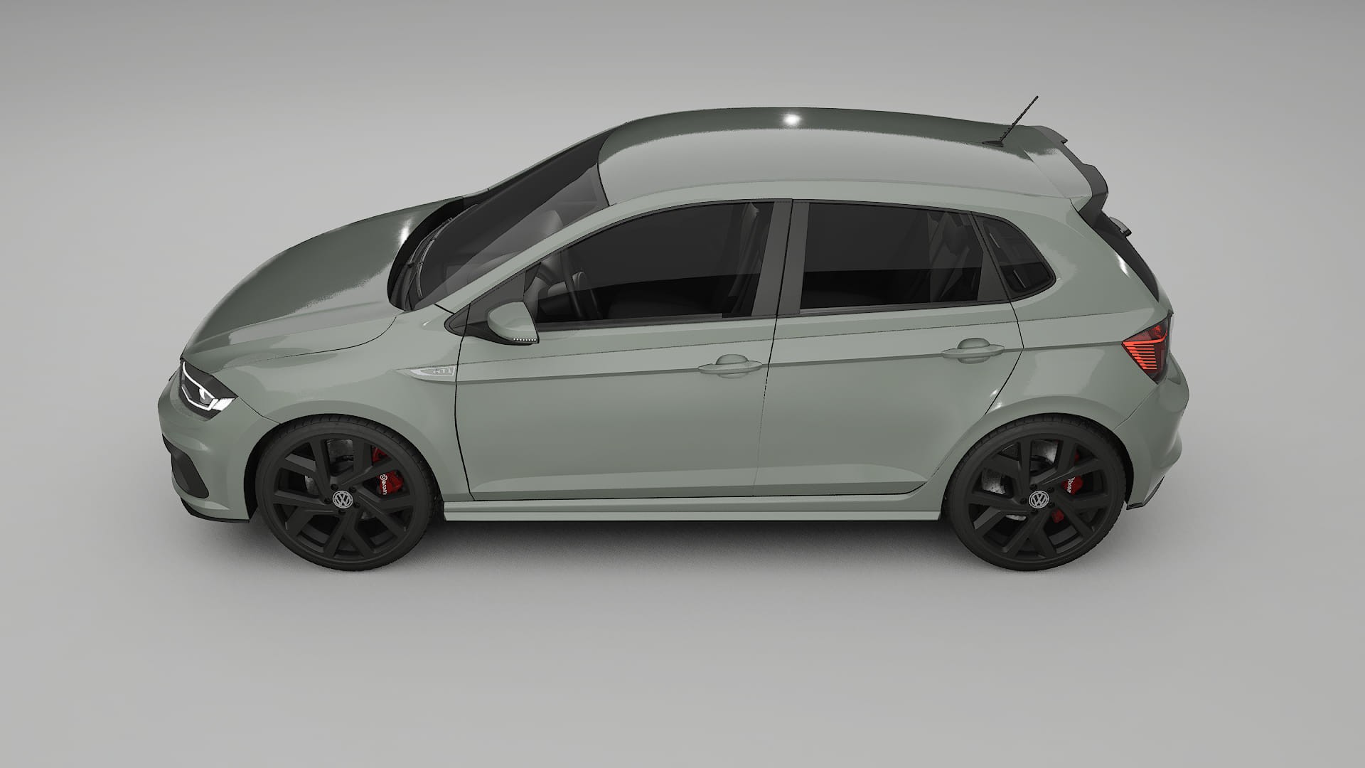 VW Polo GTI VI TPU Paint Protection Film | SLATE Color Change PPF Full Pre-Cut Kit