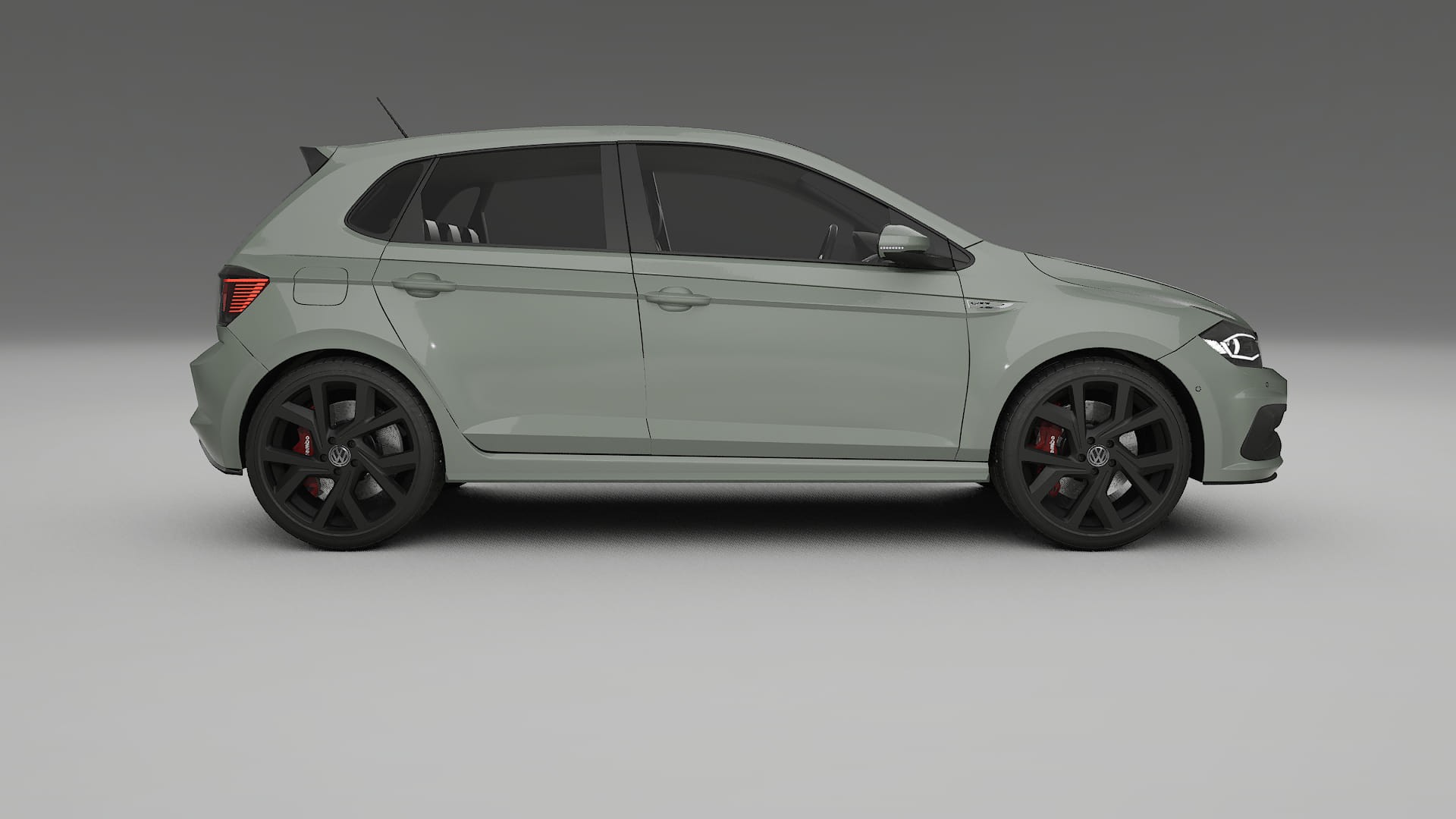 VW Polo GTI VI TPU Paint Protection Film | SLATE Color Change PPF Full Pre-Cut Kit