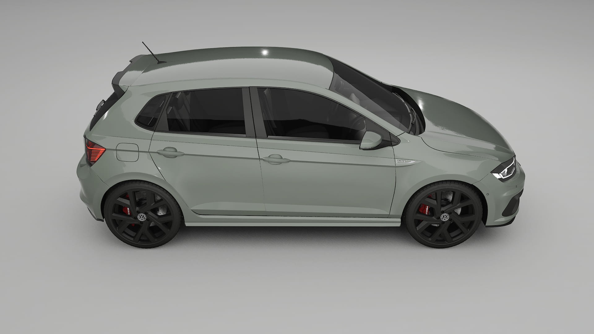 VW Polo GTI VI TPU Paint Protection Film | SLATE Color Change PPF Full Pre-Cut Kit