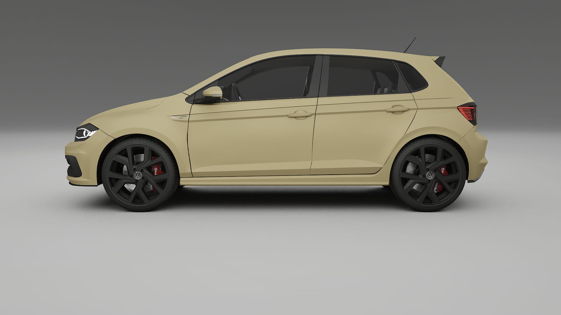 VW Polo GTI VI TPU Paint Protection Film | SAND Color Change PPF Full Pre-Cut Kit