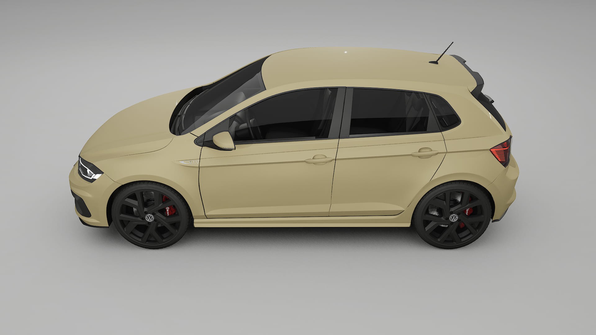 VW Polo GTI VI TPU Paint Protection Film | SAND Color Change PPF Full Pre-Cut Kit