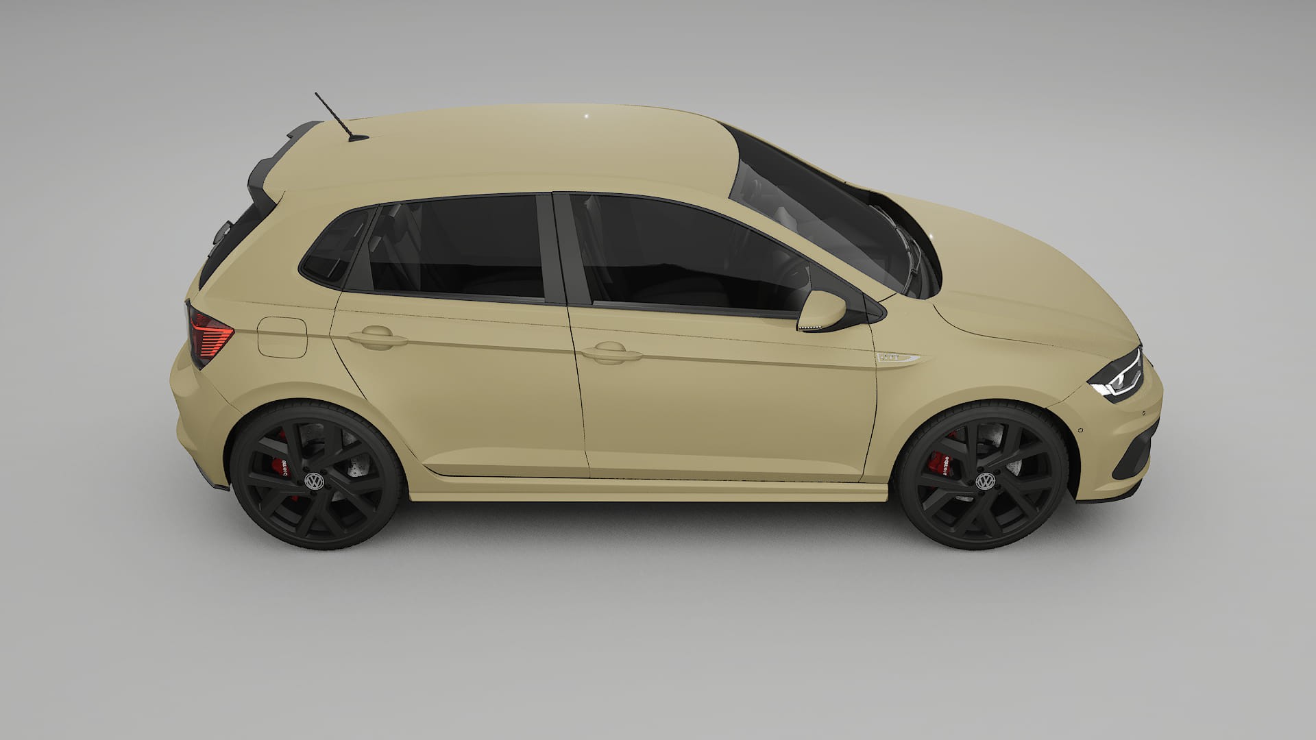 VW Polo GTI VI TPU Paint Protection Film | SAND Color Change PPF Full Pre-Cut Kit