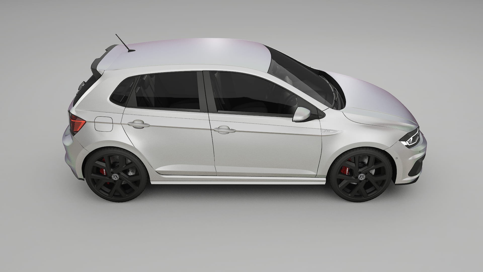 VW Polo GTI VI TPU Paint Protection Film | NEBULA Color Change PPF Full Pre-Cut Kit